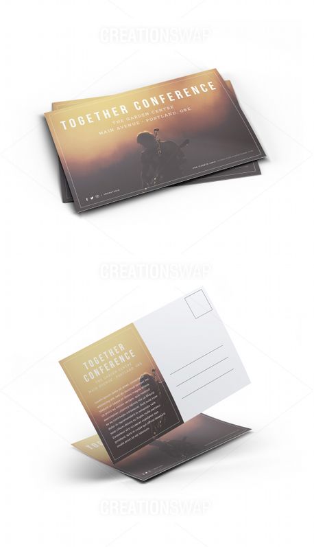 Media - Together Conference Postcards | CreationSwap