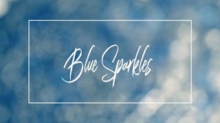 Blue Sparkles