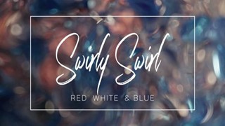 Swirly Swirl - Red White Blue