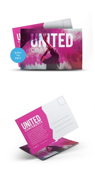 United Conference Postcard