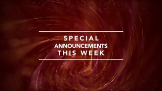 Special Announcements