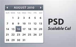 Scalable calendar
