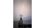 Rainbow on Church (6560)