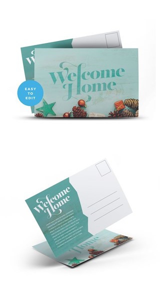 Welcome Home Postcard