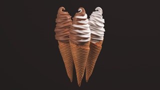 Centered Ice Cream Van Choc