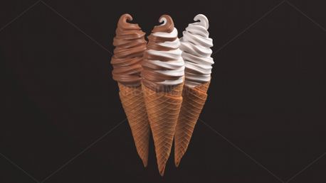 Centered Ice Cream Van Choc (64941)