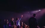 Worship team during a service (67002)
