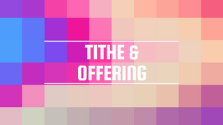 Pixel Tithes and Offerings
