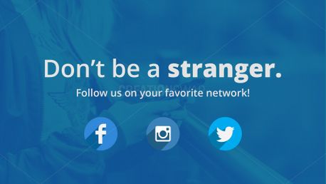 Don't be a stranger. (70302)