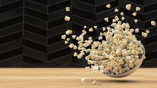 Popcorn Exploding from Bowl