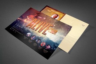 Alive Church Concert Postcard