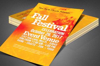 Fall Festival Church Flyer 