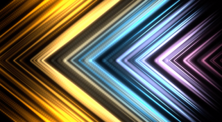 Neon Arrows Motion Background