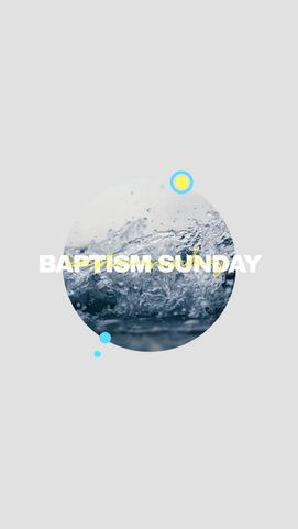 Baptism Sunday