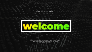 Modern Welcome Motion Title