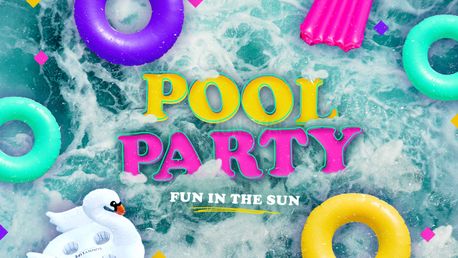 Media - Pool Party Title Graphics | CreationSwap