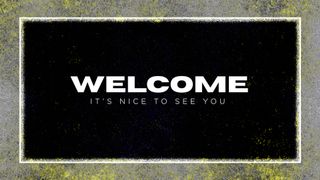Grunge Welcome Slide