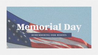 Memorial Day Flag