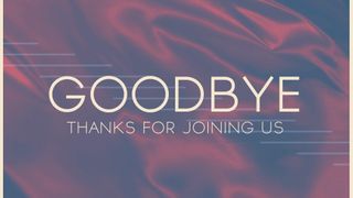 Dedicated Blue : Goodbye